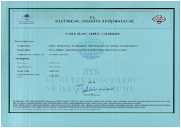 MAIL SERVICES AUTHORIZATION CERTIFICATE