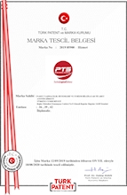 Certificat d'enregistrement de marque (PTS)
